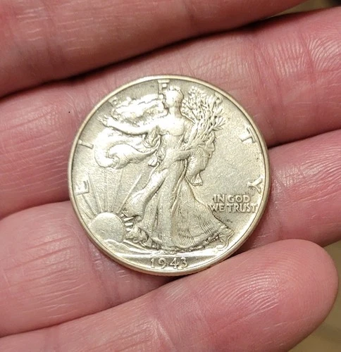 1943 P Walking Liberty Half Dollar - 90% Silver.