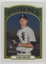 2021 Topps Heritage High Number Chrome 883/999 Codi Heuer #555 5n0