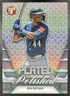 2026 Topps Pristine Julio Rodriguez Plated and Polished Insert Mariners #PP-13