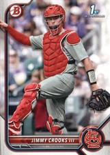 2022 Bowman Draft #BD-178 Jimmy Crooks III