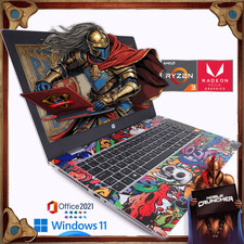 Fast Cheap Gaming Laptop RYZEN 5 32GB RAM 1TB SSD 13.3" FHD Win11 Vega 7 GPU PC