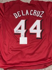 De La Cruz Cincinnati Reds Autographed Original Baseball Jersey ACA Certified