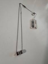 MICHAEL KORS Silver Tone Crystal Barrel Bague...