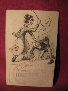 Victorian Trade Card Hughes' Witch Hazel