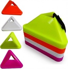 Triangle Space Marker Cones – Pack of 25 or 40 | Agility & Football Training