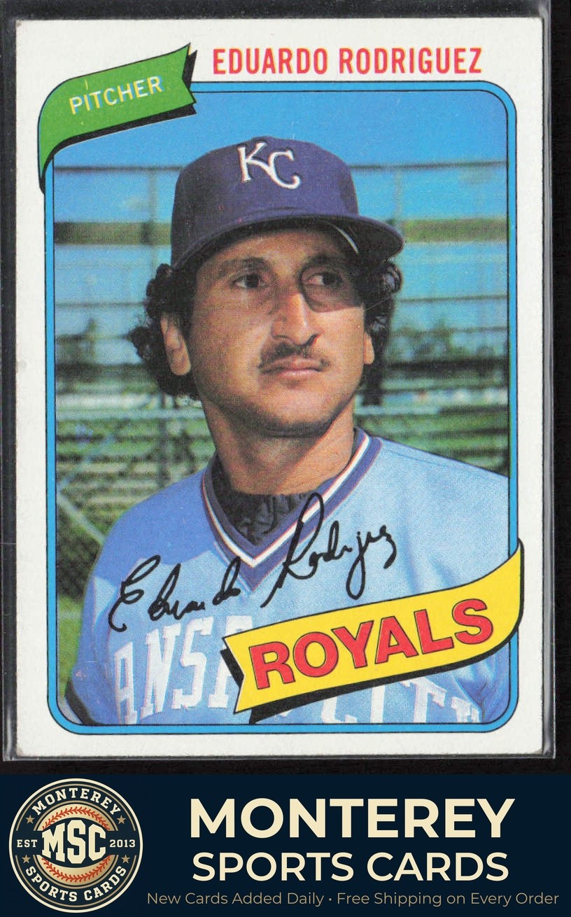 Eduardo Rodriguez 1980 Topps #273 Kansas City Royals