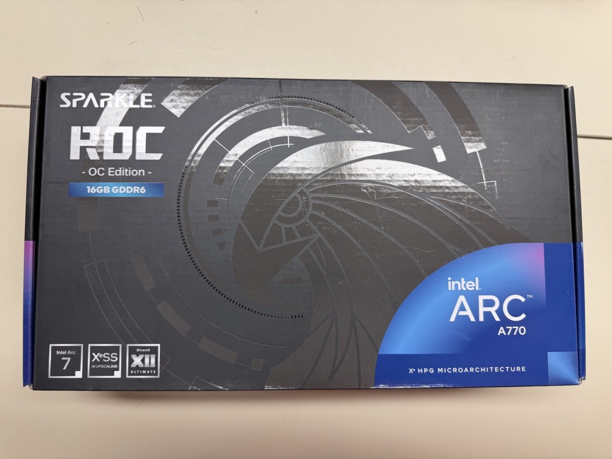 Intel Arc A770 R.O.C. 16GB GDDR6 Graphics Card. QUICK SHIPPING!