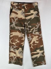 Vintage Cabela  s Camo Pants USA Made 34 80s Hunting Workwear Outdoor
