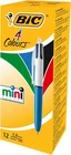 BIC 4 Colours Mini Ballpoint Pens 12 Box