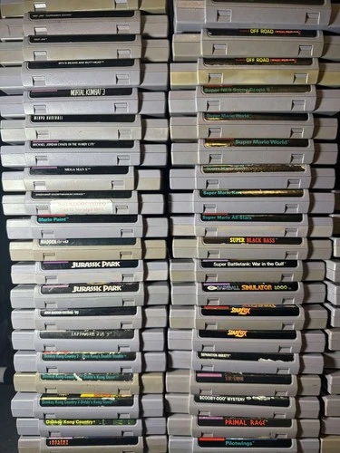 Super Nintendo SNES Original Authentic Tested *Pick Your Game* 2/3/4 Discount!!!