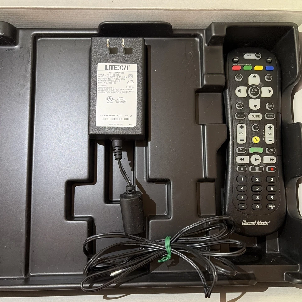 Channel Master DVR+ CM-7500GB16 Dual Tuner 16GB DVR W/ Remote - Tested - Image 3 of 4