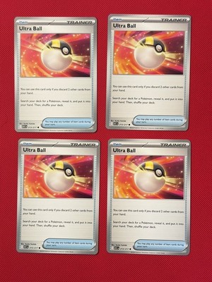 Pokémon TCG Ultra Ball Trainer x4 - NM