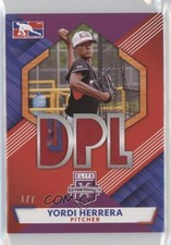 2021 Panini Elite Extra Edition DPL Material Purple 1/7 Yordi Herrera 04h3