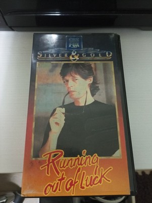MICK JAGGER RUNNING OUT OF LUCK VHS VINTAGE