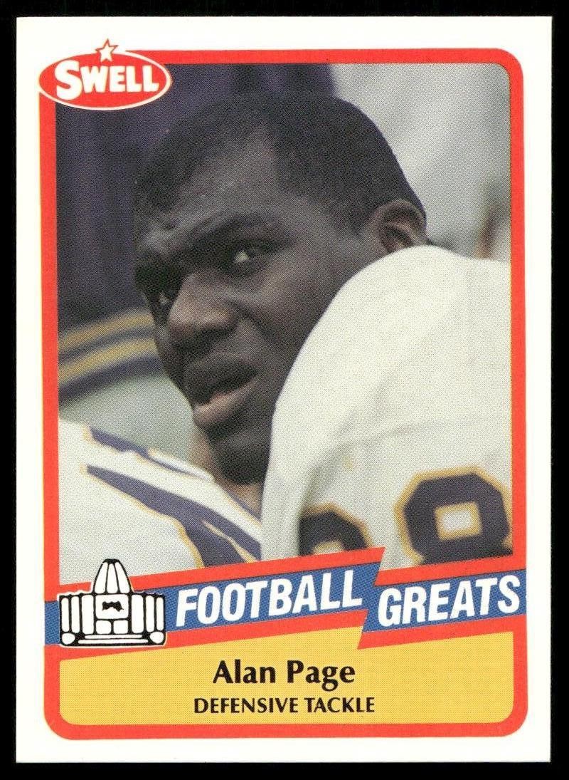 1989 Swell Greats #145 Alan Page Minnesota Vikings Football card