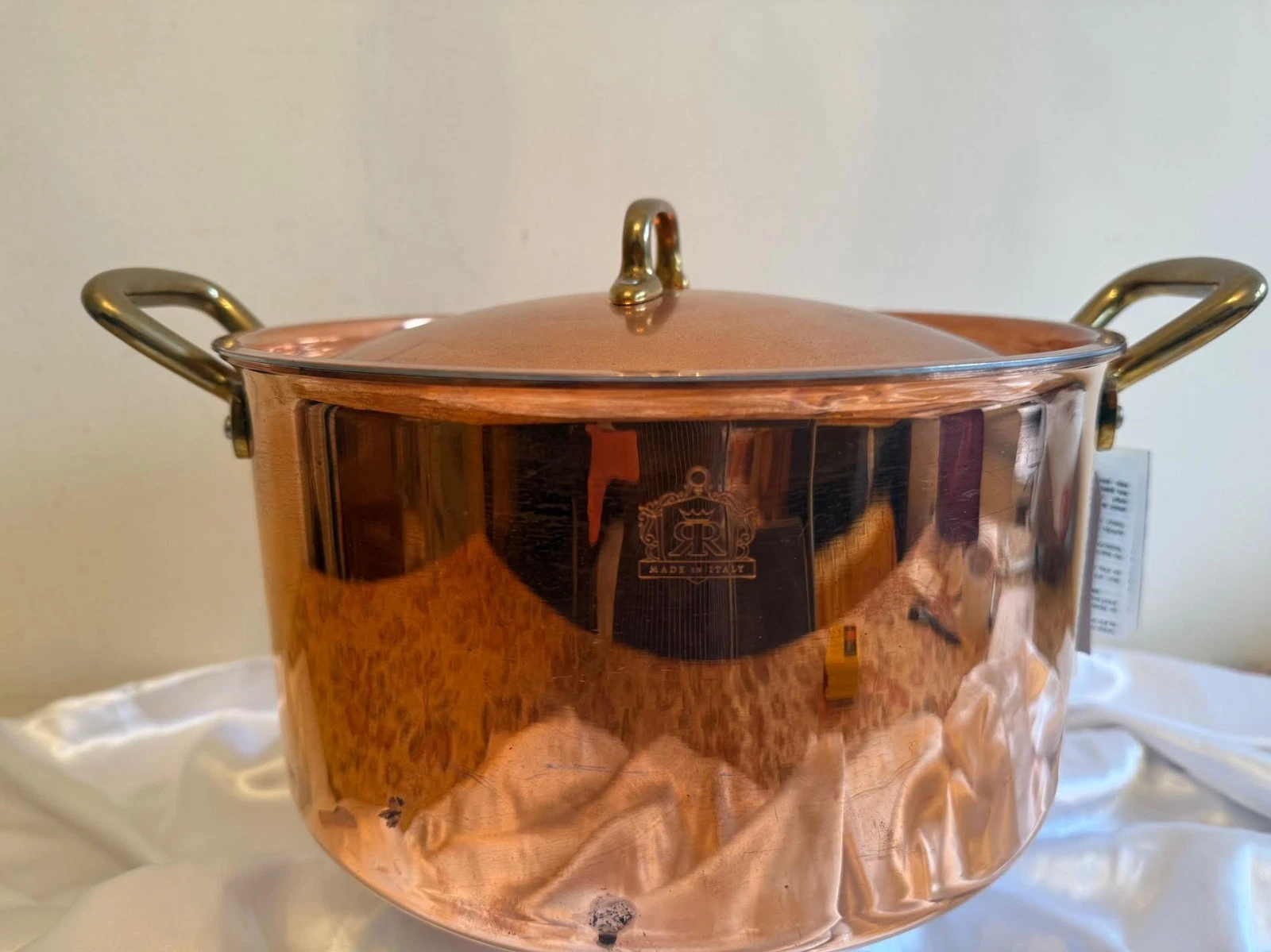 Ruffoni DeGusti Copper Casserole/Stock Pot W/Lid 8 QT Style #25207-26Wl NWT