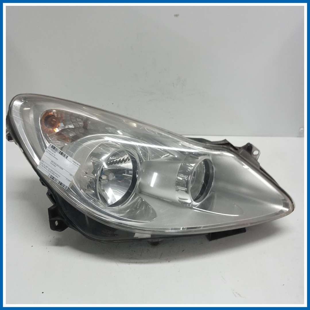 Faro Fanale Proiettore Anteriore Destro DX Opel Corsa D 93189358 2006 2010 Usato