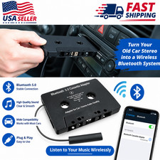 Bluetooth 5.0 Car Audio Stereo Cassette Tape Adapter To Aux for iphone Samsung