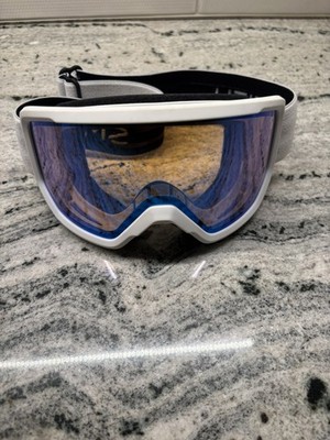 Smith Optics Adult Frontier Snow White/Blue Sensor OS Goggles