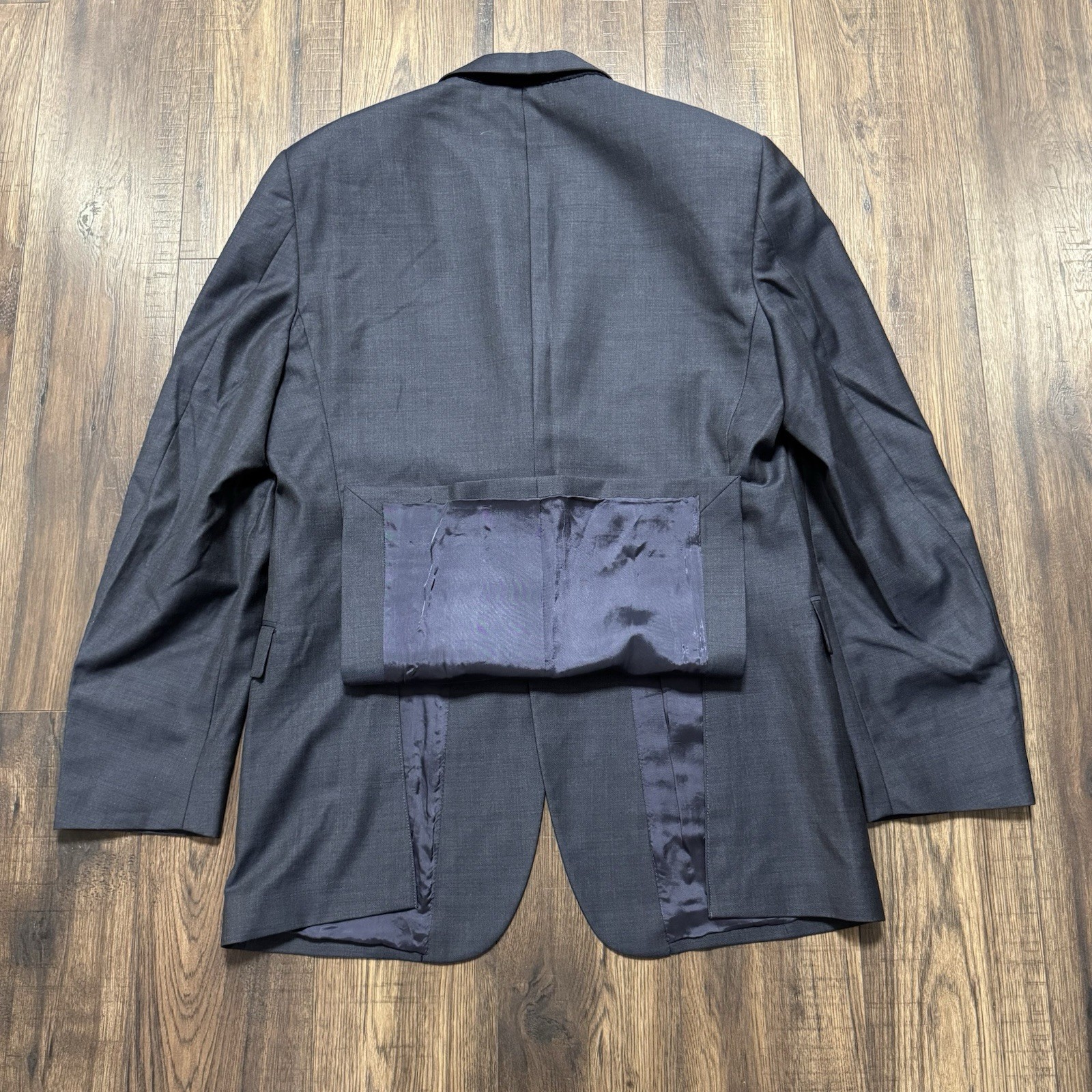 Brooks Brothers 1818 Madison Vitale Barberis Canonico Blazer 42L Blue Wool Italy thumbnail 9