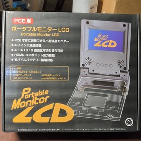 NEC PC Engine Core Grafx II 2 Console System, With LCD SCREEN