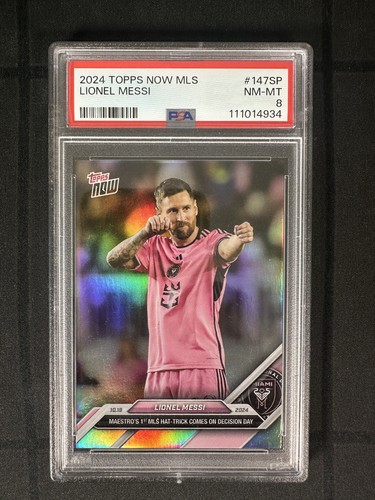 Lionel Messi #147SP 2024 Topps Now MLS card