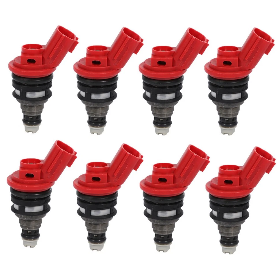 16600-53J00 8 X UPGRADE FUEL INJECTORS FJ369 FOR 1997-2001 INFINITI Q45 4.1L V8 - Image 2 of 4