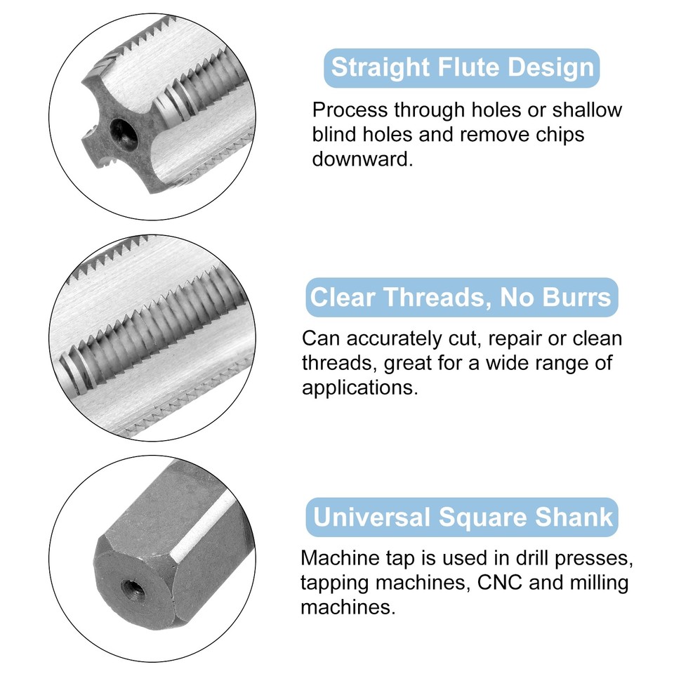 Thread Die Hinge 2Pcs, Tap and Die Set 9/16-24 UNEF Thread Tap & Round Die Threading ...