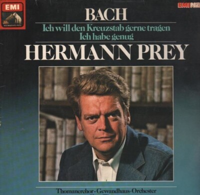 LP Bach Bach Cantatas Bwv 82 Ich Habe Genug / Bwv 56 Ich Will Den Kreuzstab Ger