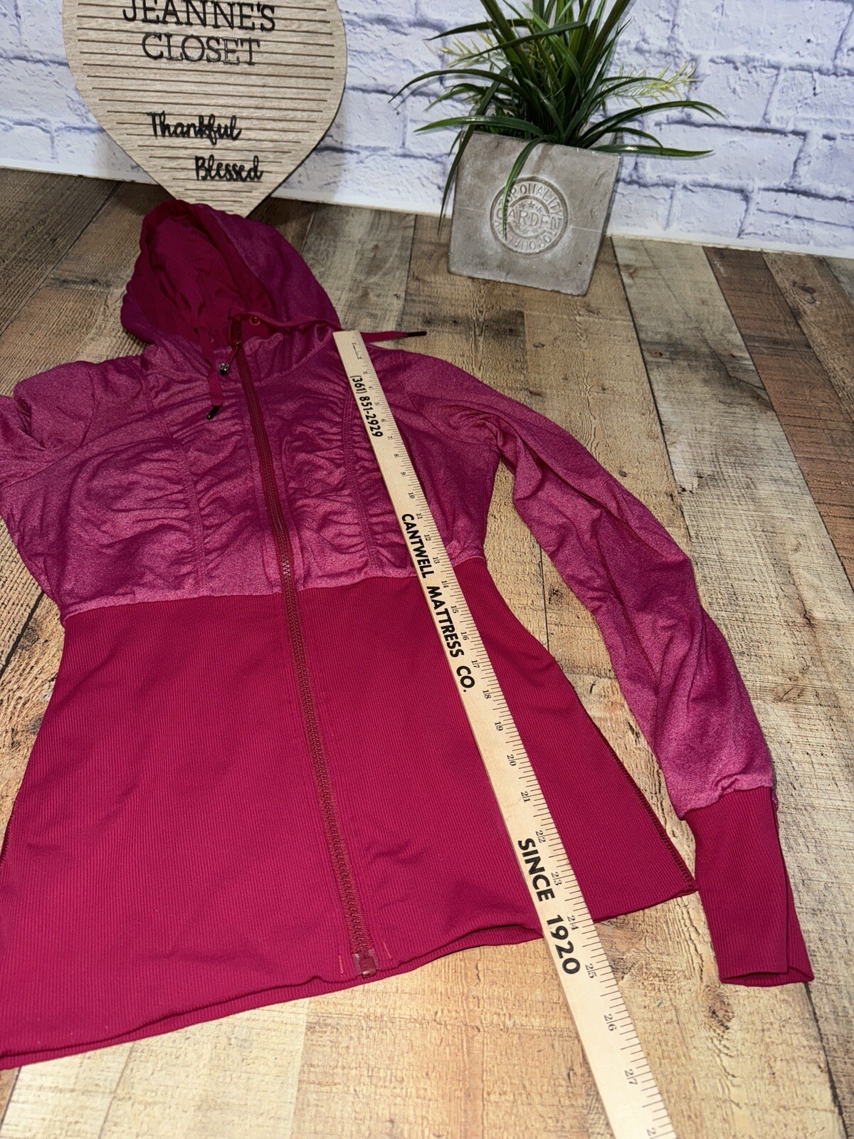 Lululemon Dance Studio Active Hooded Jacket pink … - image 9