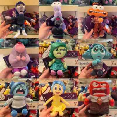 9 Styles 2025 Hongkong Disney Inside Out 2 Lovely Shoulder Pal Plush Magnet Doll