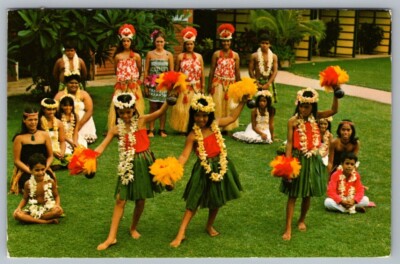 Postcard Maui HI Napili Kai Beach Club Hotel Dancers Teahouse of The Maui Moon