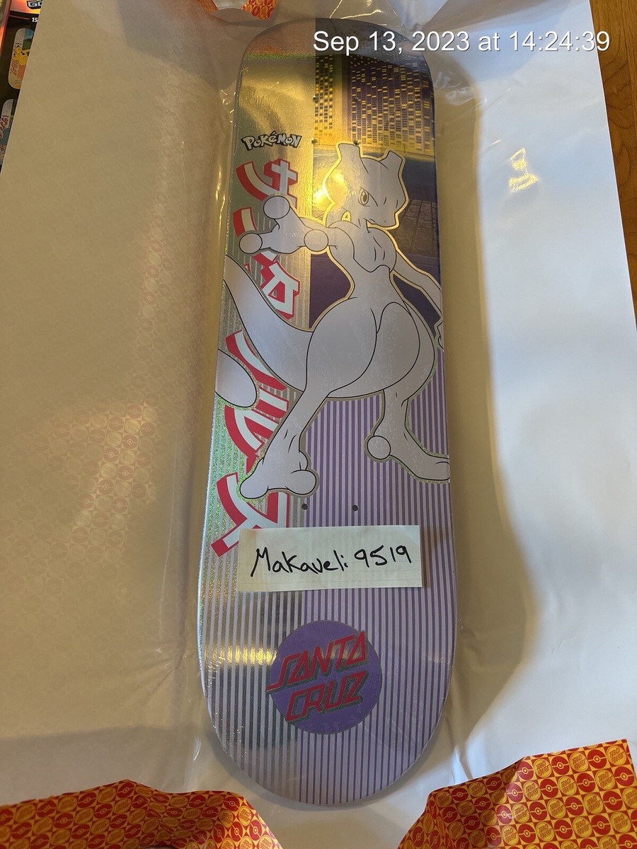Santa Cruz Pokémon Skateboard Deck Mewtwo! In Hand! | eBay