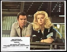 HUSTLE Orig Movie Lobby Card Poster Pretty Catherine Deneuve Burt Reynolds Crime