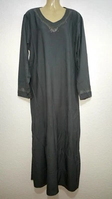 Abaya Robe Maxi Kaftan Arabe Robe Jellabiya Djellaba Djelaba Gr. M - XXXL - Photo 1/2