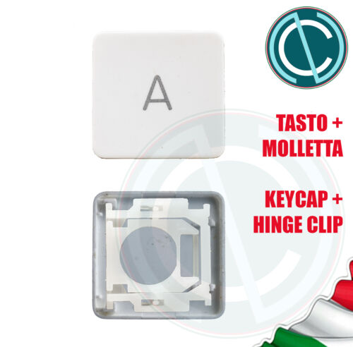 KEY TASTO CLIP PER TASTIERA APPLE MACBOOK 13 A1342 WHITE BIANCO 2009 2010 KEYCAP - Foto 28 di 138