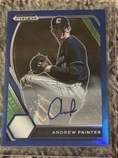 2021 panini Prizm Blue Refractor Andrew Painter RC AUTO 70/99