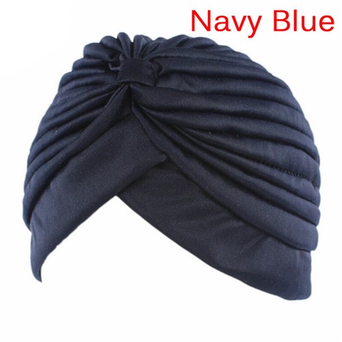 Mode Männer Frauen dehnbar weich indischer Stil Turban Hut Head Wrap Band C GF - Bild 8 von 14
