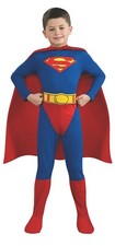 Superman Halloween Costume Kids Size Large 12-14 Ages 8-10