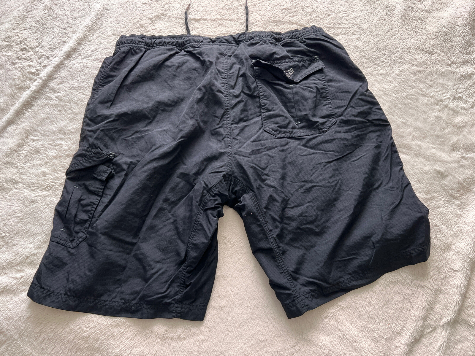 FOX Shorts Mens Polyester Solid Black Cycling Act… - image 4
