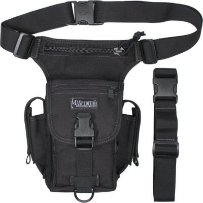 Maxpedition Thermite Versipack Beintasche, Hüfttasche, Schultertasche in schwarz