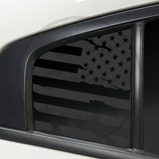 Fits Dodge Charger 2011-2023 Quarter Window Distress American Flag Decal Sticker Fits Dodge Charger 2011-2023 Quarter Window Distress American Flag Decal Sticker