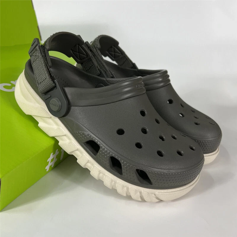 Crocs Duet Max II Unisex Adulto Cueva Zapatos Equipo Gusano Parte Inferior Gruesa Zapatos de Playa Foto 4 de 4