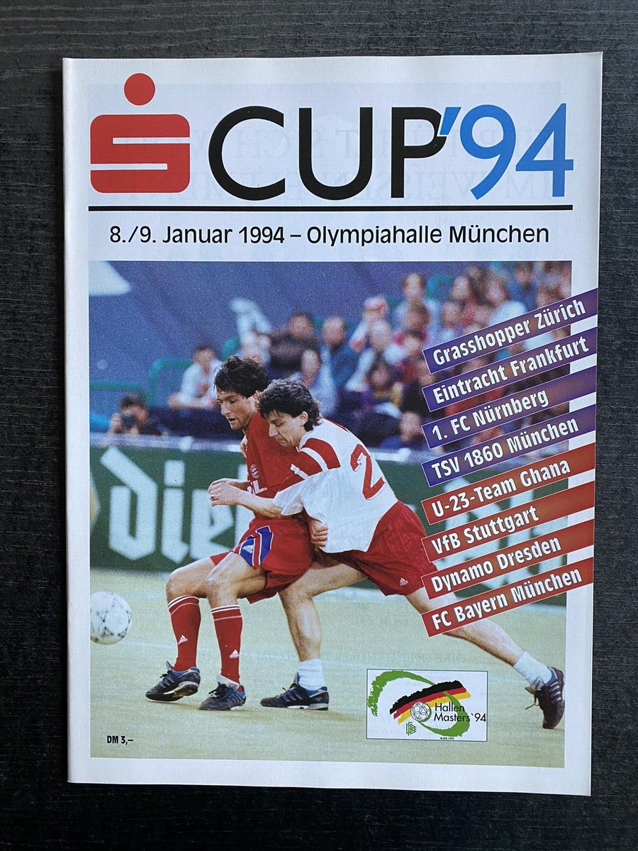 1994 HT München With Grasshopper Zurich,Dynamo Dresden,FC Bavaria, Tsv 1860