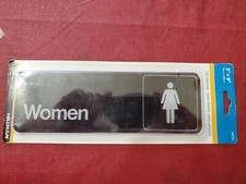 HILLMAN Self Adhesive 3" X 9  WOMEN  S RESTROOM SIGN 841762