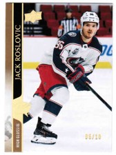 20/21 2020 UD EXTENDED JACK ROSLOVIC 538 BASE HIGH GLOSS PARALLEL /10 UPPER DECK