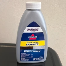Bissell HARD FLOOR Wood Ceramic Vinyl SANITIZE for CROSSWAVE & SPINWAVE New 8oz