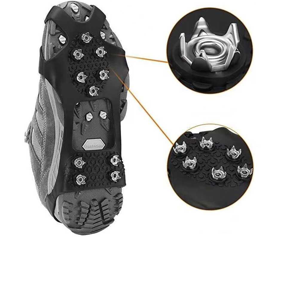 All Sizes Snow Anti Slip Ice Grippers for Boots & Shoes Grips Spikes