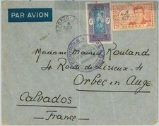 56549 - DAHOMEY - POSTAL HISTORY - Airmail COVER to FRANCE 1939