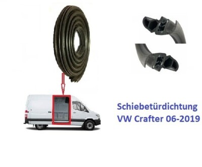 Schiebetürdichtung für VW Volkswagen Crafter 06-2019 Dichtung  2E0837911B